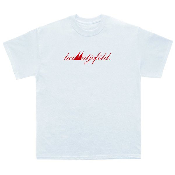 T-Shirt "Heimatjeföhl" weiß