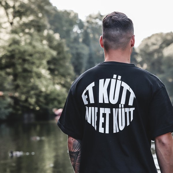 T-Shirt "Et kütt wie et kütt" backprint